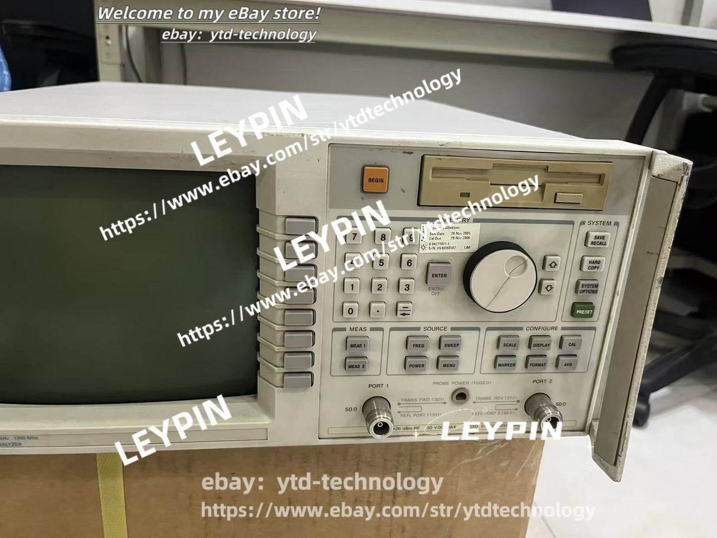 Agilent 8712ES RF Network Analyzer 300 kHz-1.3 GHz