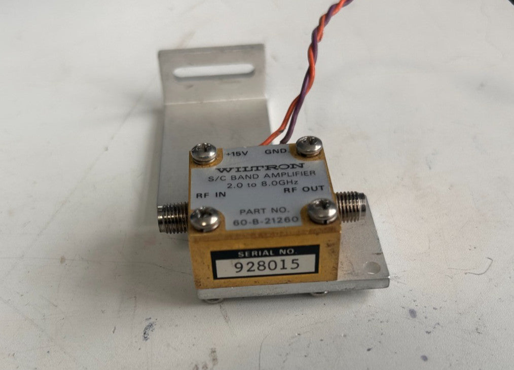 WILTRON Bandamp Filter 2-8GHz 60-B-21260