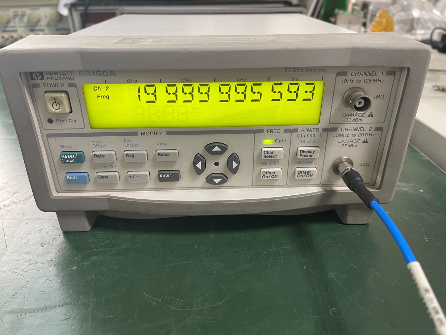 HP Agilent 53150A 10Hz-20GHz Frequency Counter