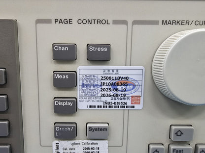 HP 4156A Semiconductor Parameter Analyzer Calibrated