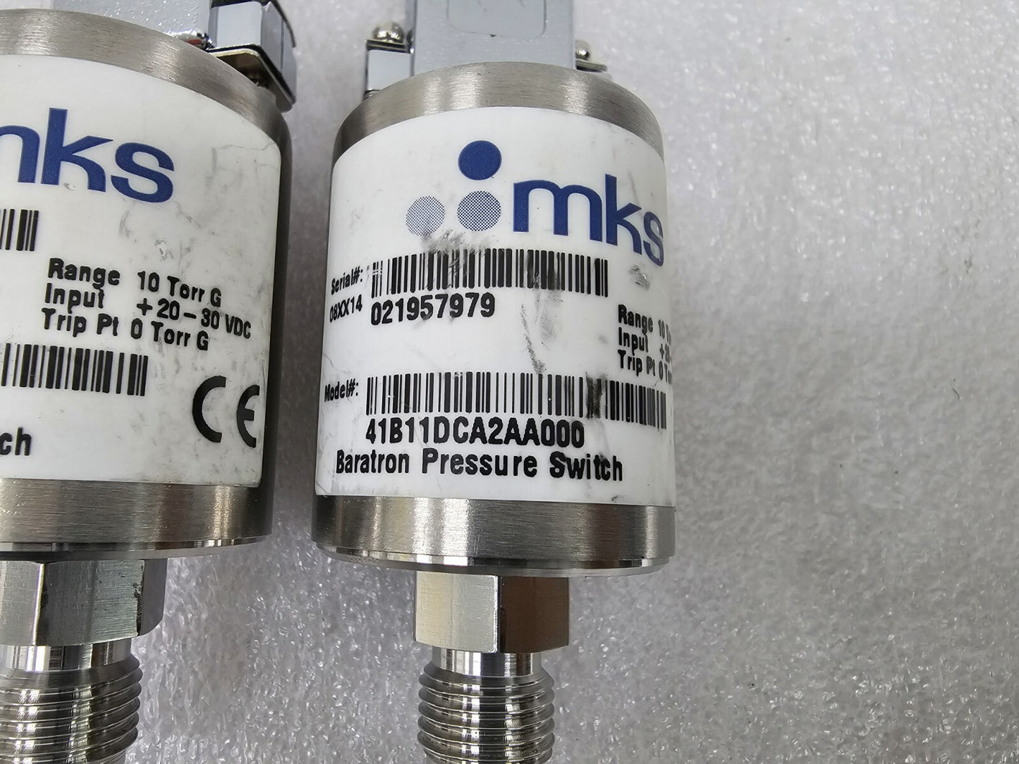 MKS 41B11DCA2AA000 Baratron Pressure Switch 10 Torr