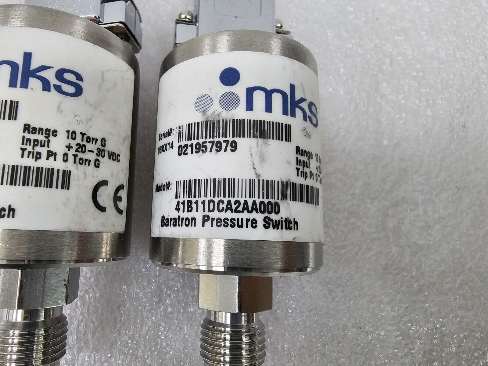 MKS 41B11DCA2AA000 Baratron Pressure Switch 10 Torr
