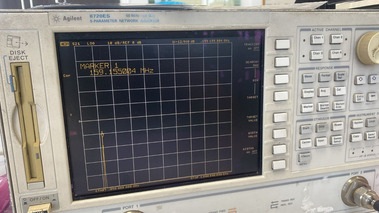 Band Pass Filter 160 MHz 1.1 MHz MW-1190-MN-4