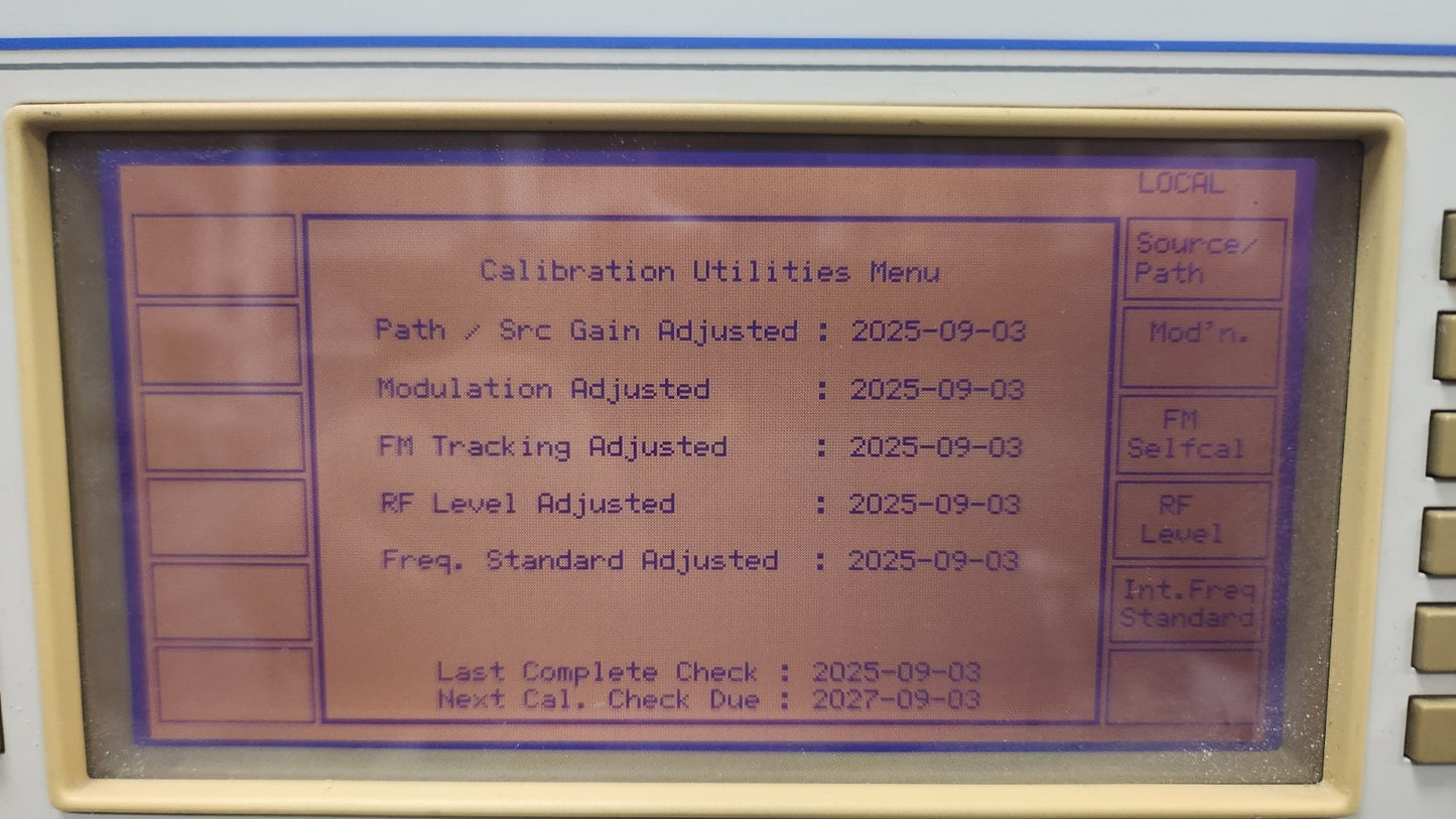 IFR 2032 10KHz 5.4GHz Signal Generator