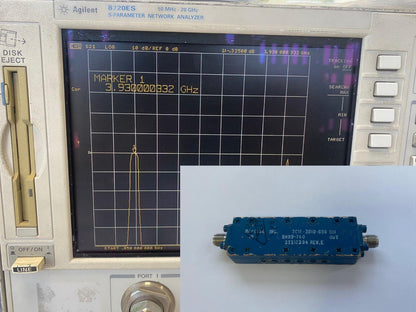 Band Pass Filter 3.9 GHz 650 MHz 7C11-3910-650