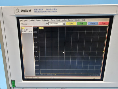 Agilent E8357A Network Analyzer 300kHz-6GHz