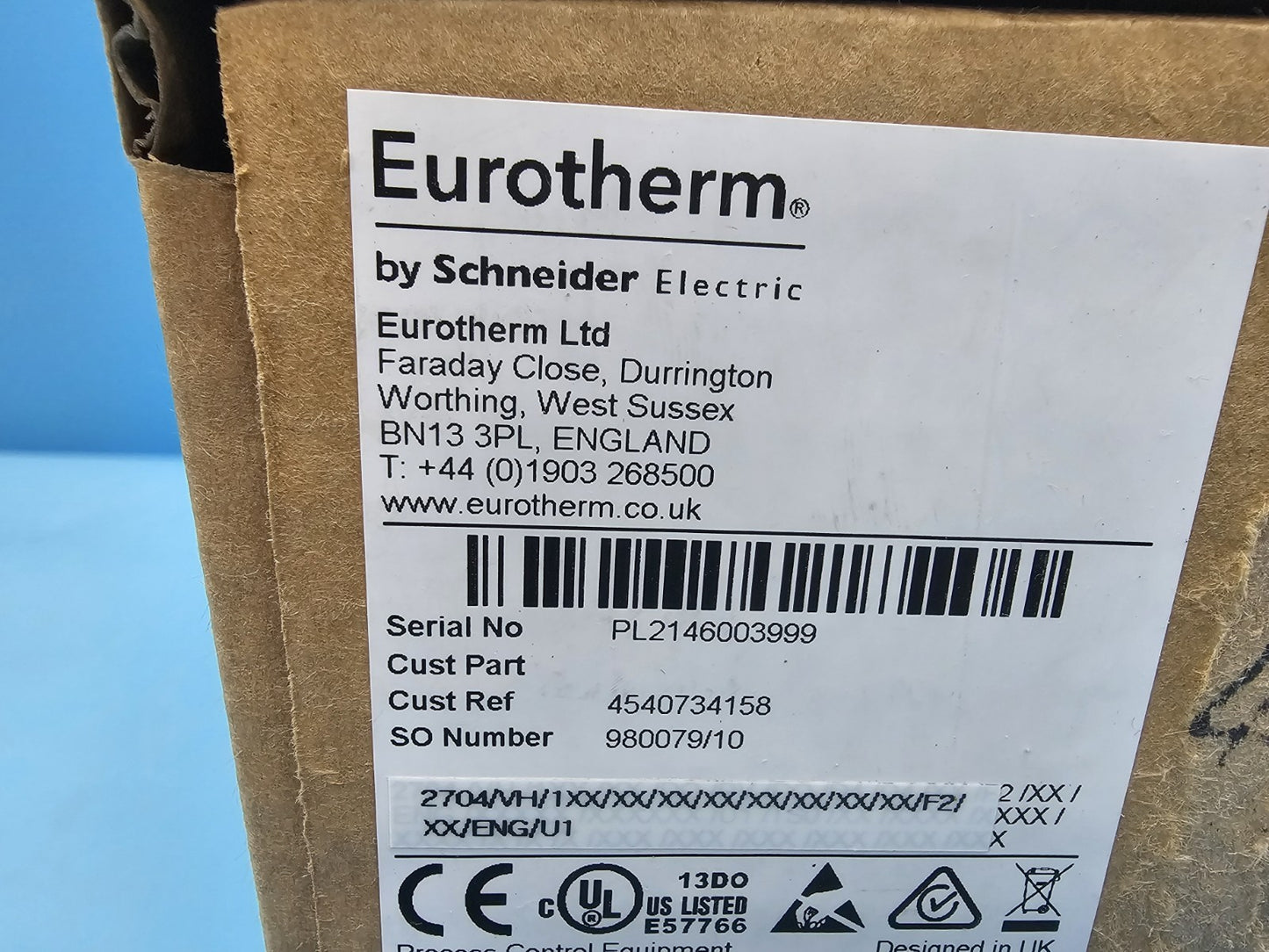 New Eurotherm 2704 Temperature Control Unit