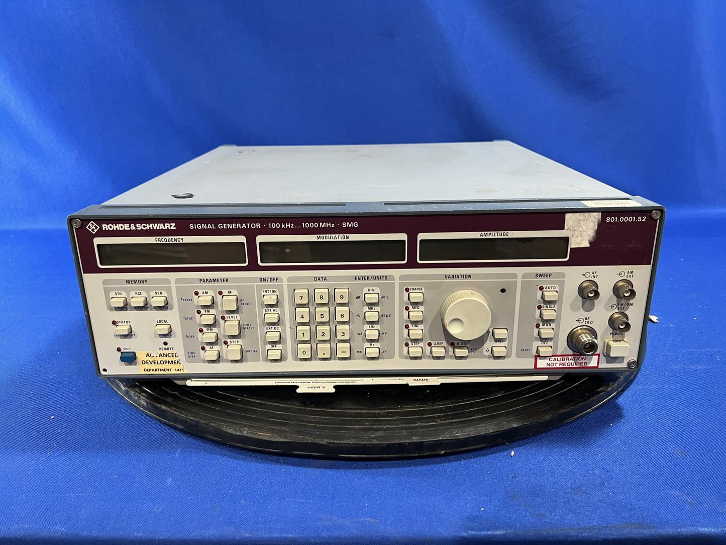 Rohde & Schwarz SMG RF Generator Parts Unit