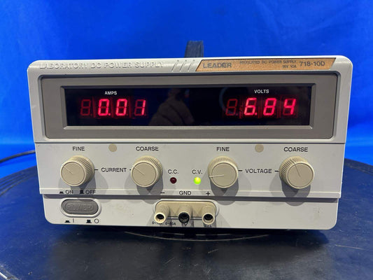 Leader 718-10D DC Power Supply