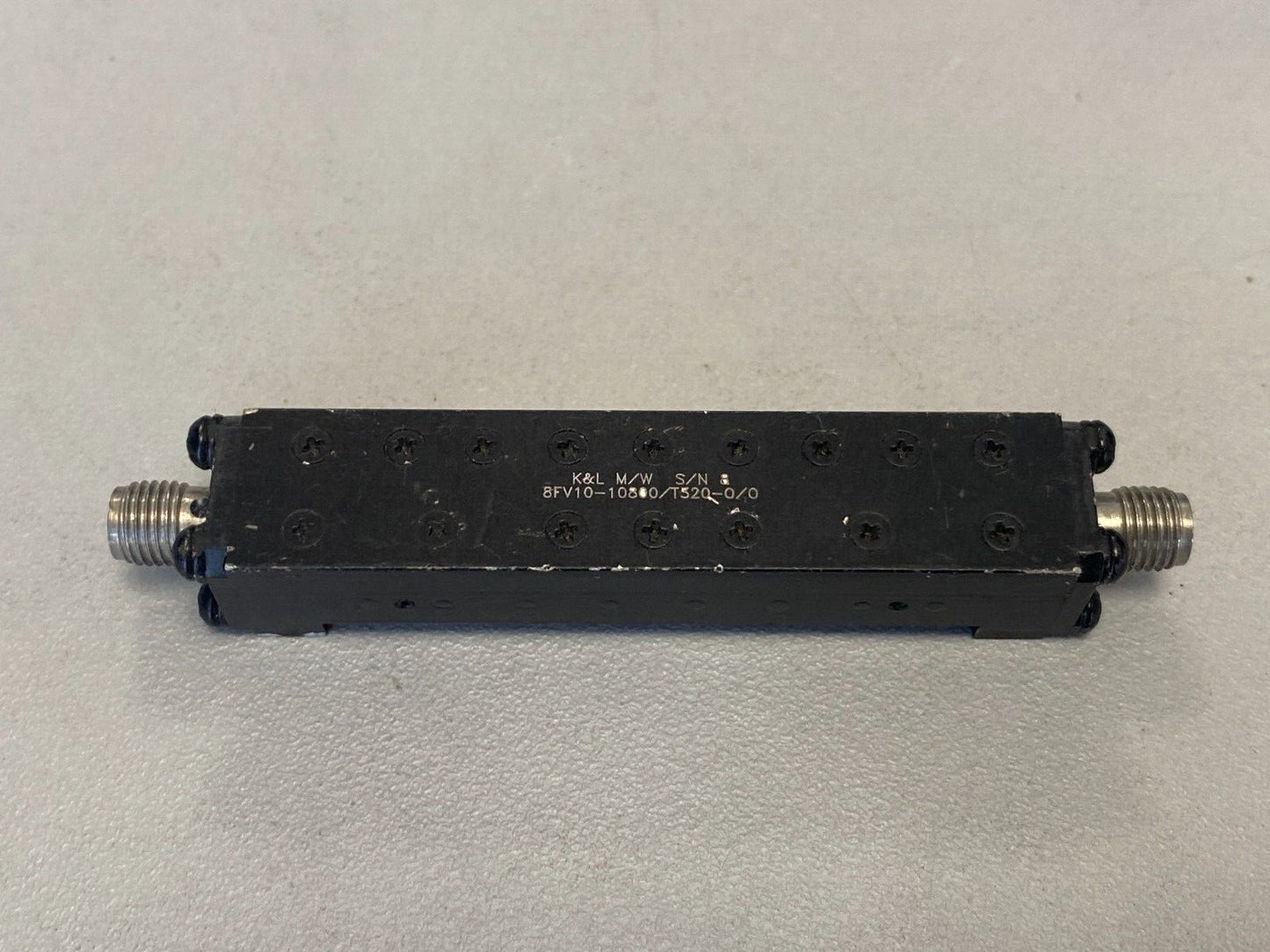 K&L Bandpass Filter 10.7 GHz 390 MHz 0.8dB
