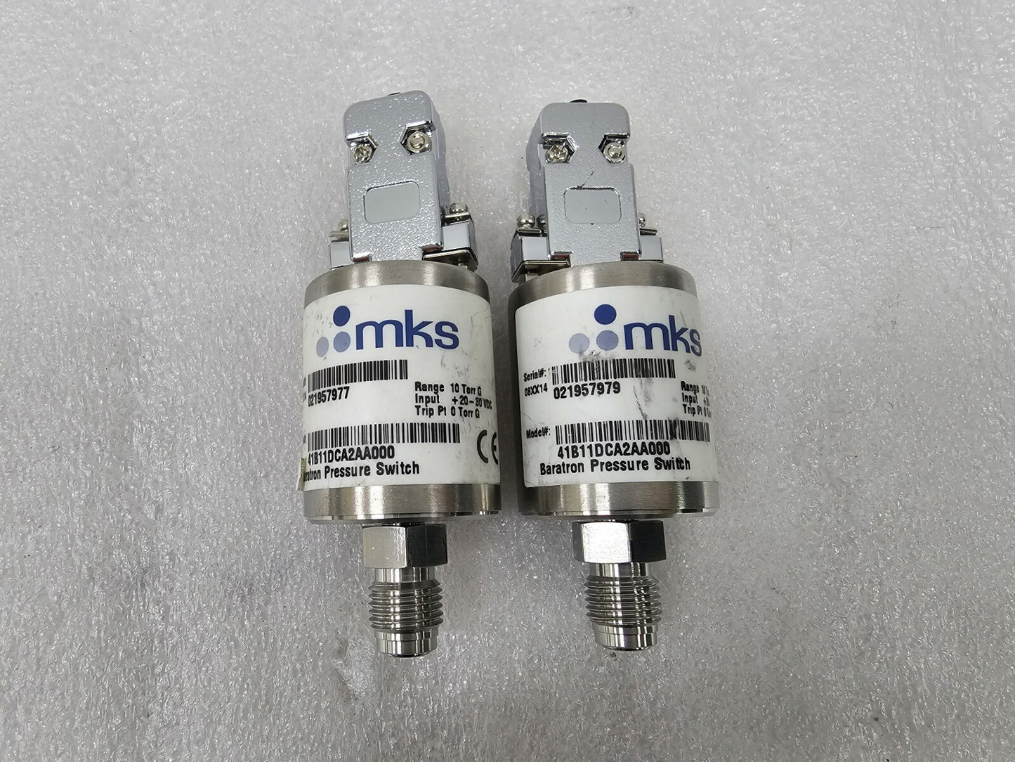 MKS 41B11DCA2AA000 Baratron Pressure Switch 10 Torr