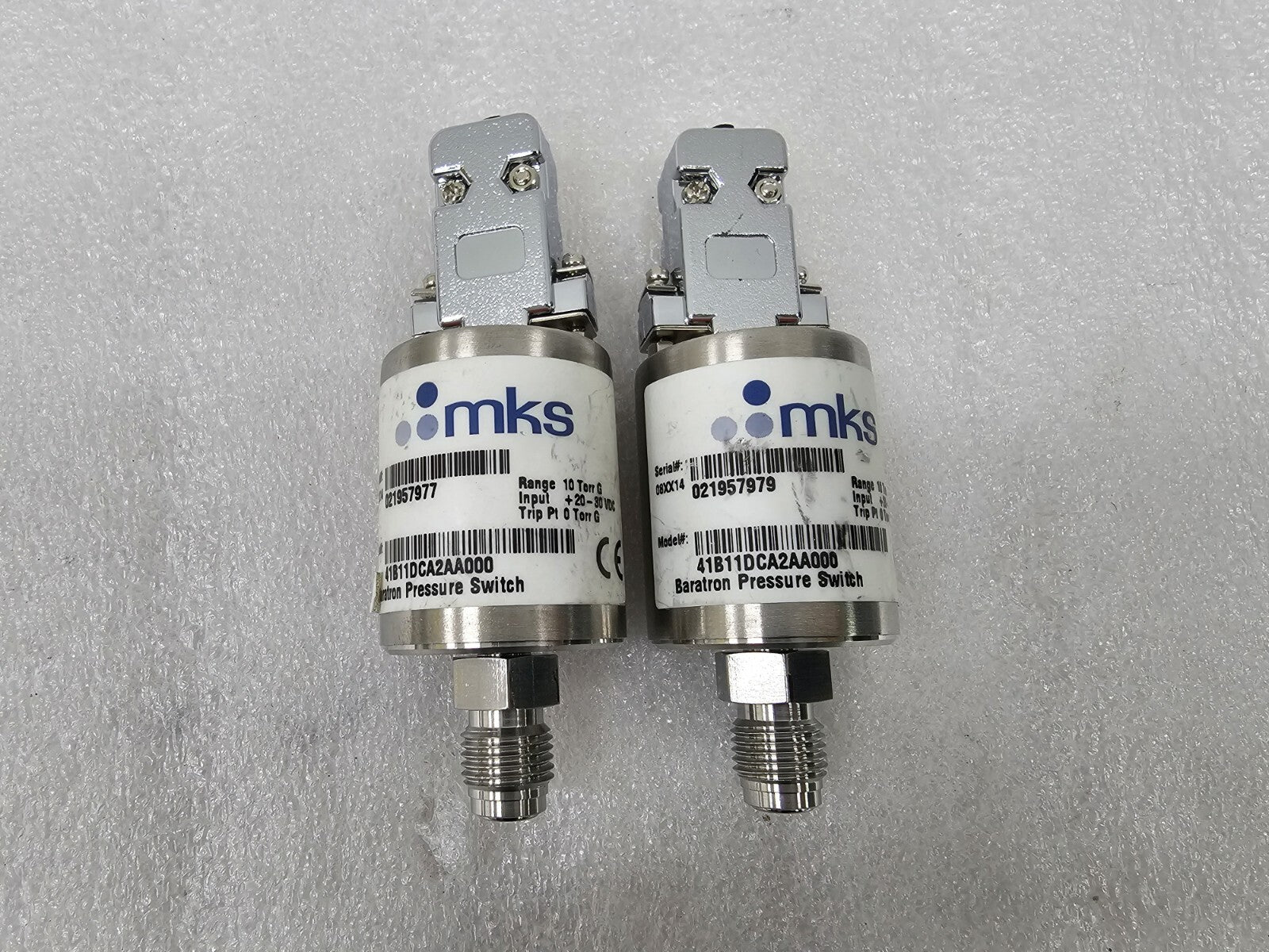 MKS 41B11DCA2AA000 Baratron Pressure Switch 10 Torr