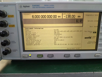 Agilent E4438C 250kHz-6GHz Vector Signal Generator