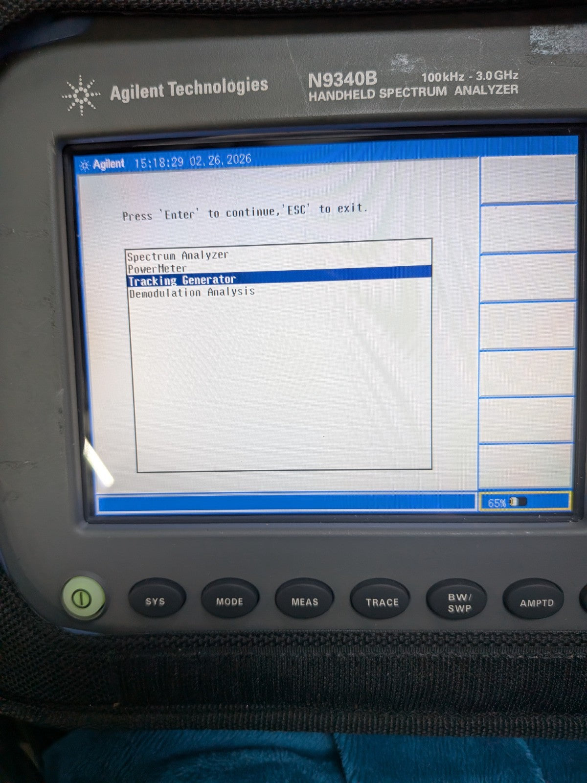 Agilent N9340B Handheld Spectrum Analyzer 100kHz-3GHz