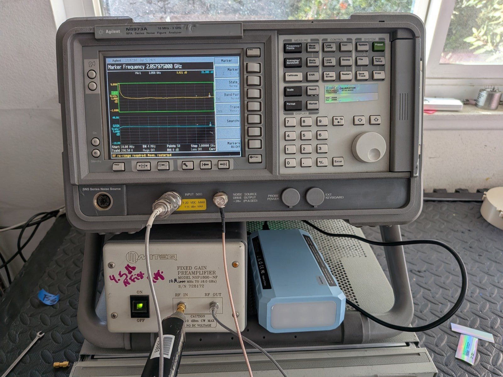 HP Agilent Keysight N8973A Noise Figure Analyzer 3GHz