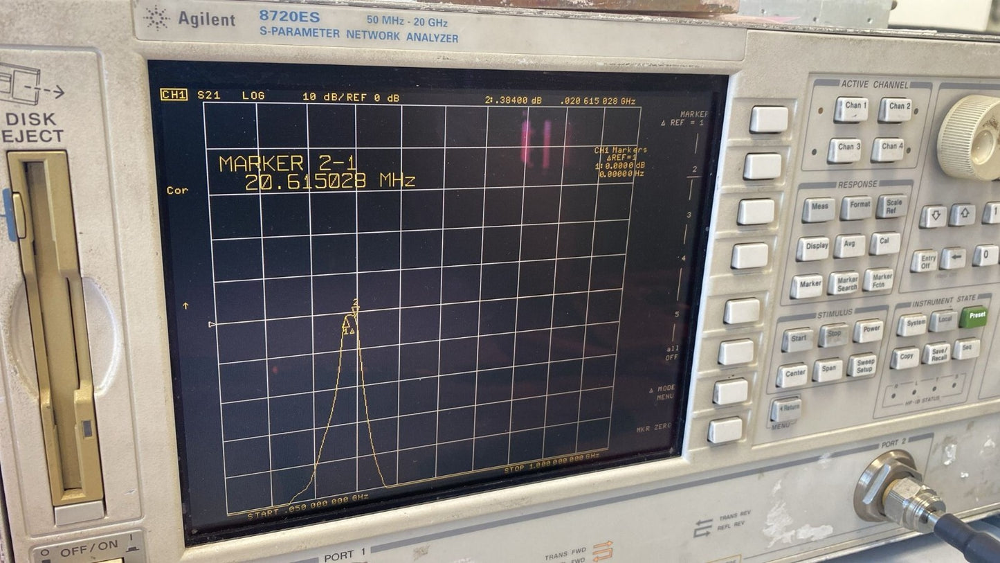 Band Pass Filter 320 MHz 20 MHz BW