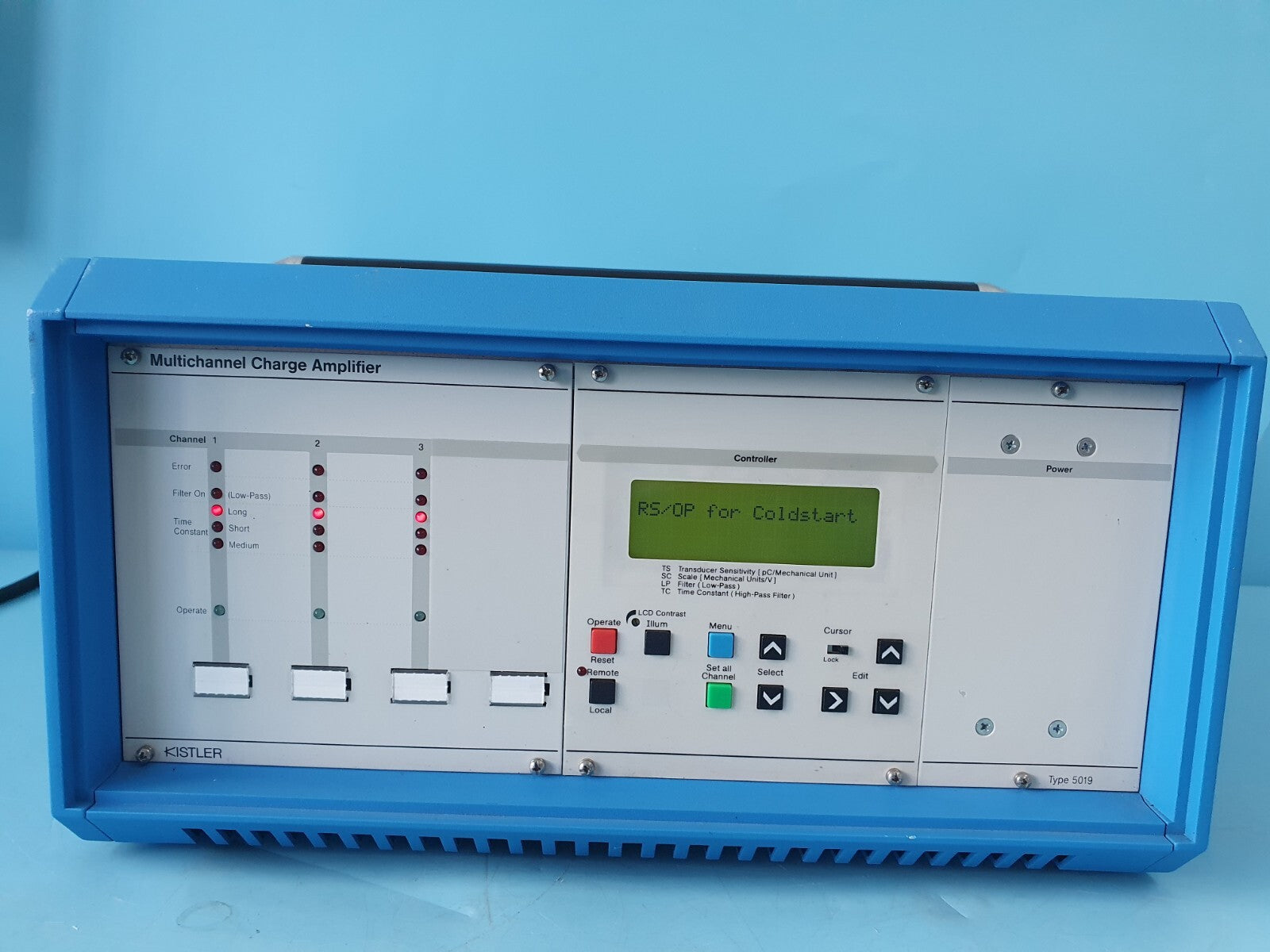 KISTLER 5019 5019B130 Multichannel Charge Amplifier