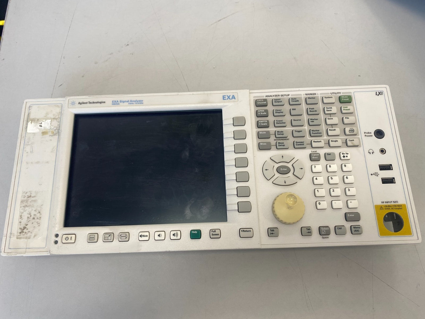 Agilent N9010A Front Panel 13.6 GHz LCD Keypad