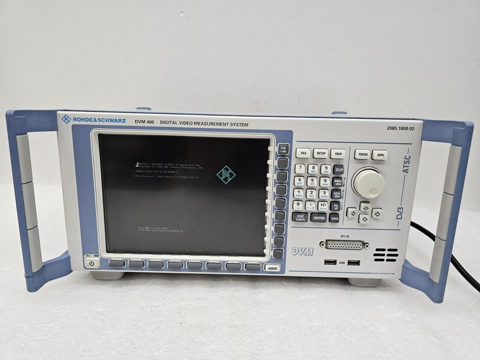 Rohde & Schwarz DVM 400 Digital Video Measurement System