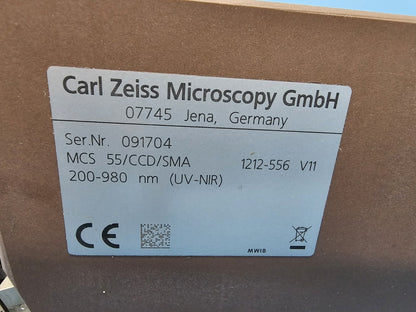 Carl Zeiss MCS 55 Spectrometer 200-980nm UV-NIR