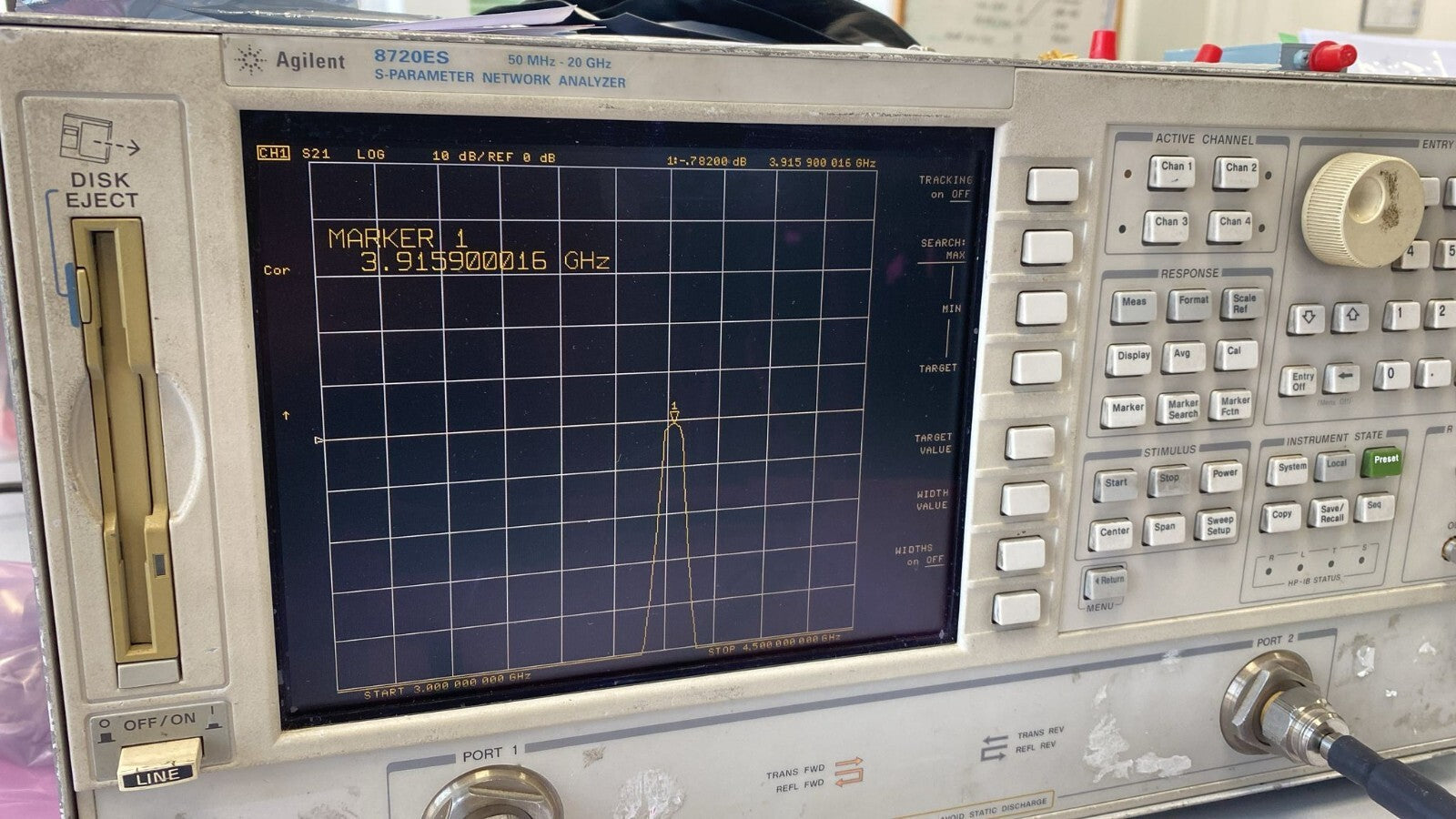 K&L Band Pass Filter 3.9 GHz 45 MHz