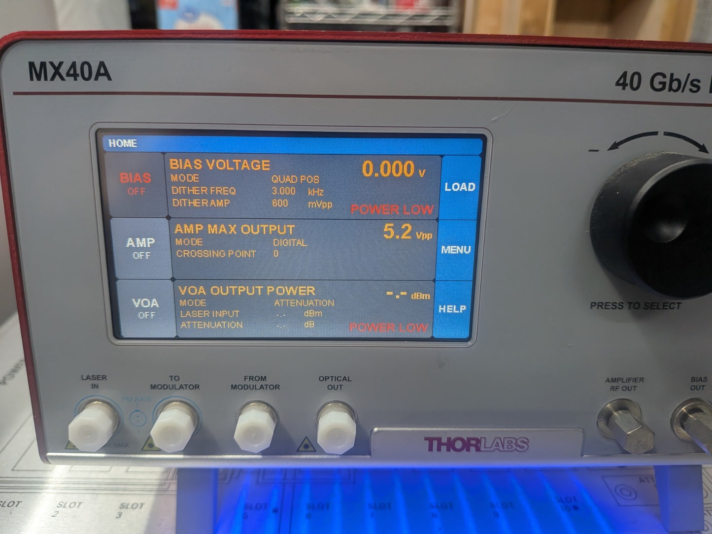 Thorlabs MX40A 40 Gb/s Optical Laser Modulator Driver