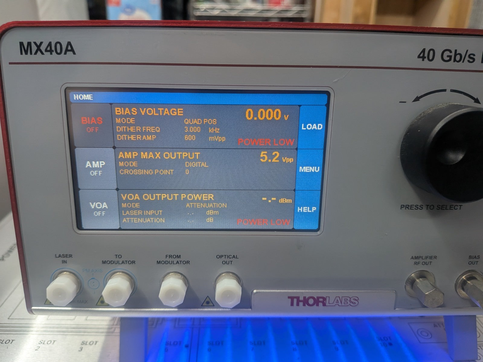 Thorlabs MX40A 40 Gb/s Optical Laser Modulator Driver