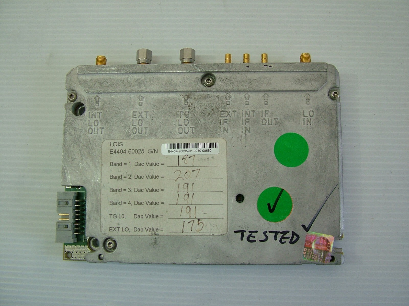 Agilent LOIS E4404 Module ESA-E Spectrum Series