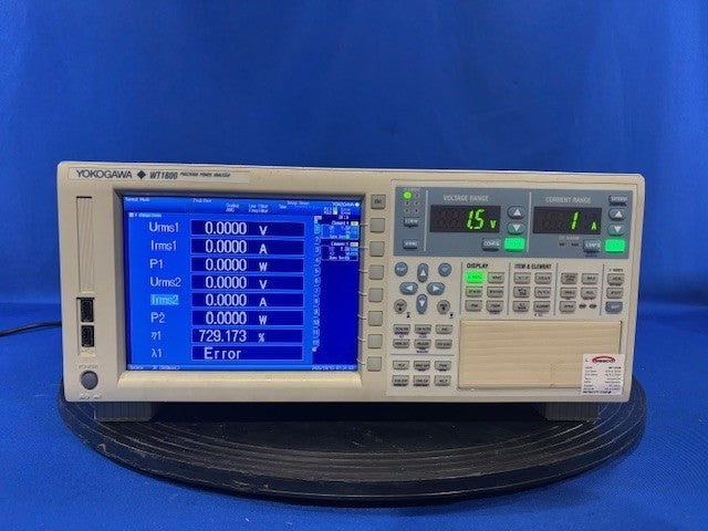 Yokogawa WT1800 Precision Power Analyzer DC-5MHz