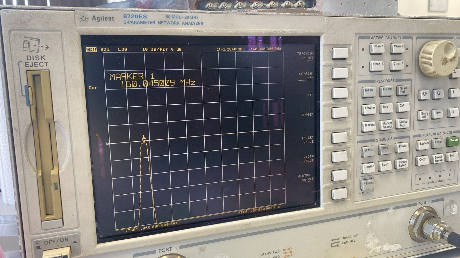 Band Pass Filter 160 MHz 9 MHz FBT/2-160/9