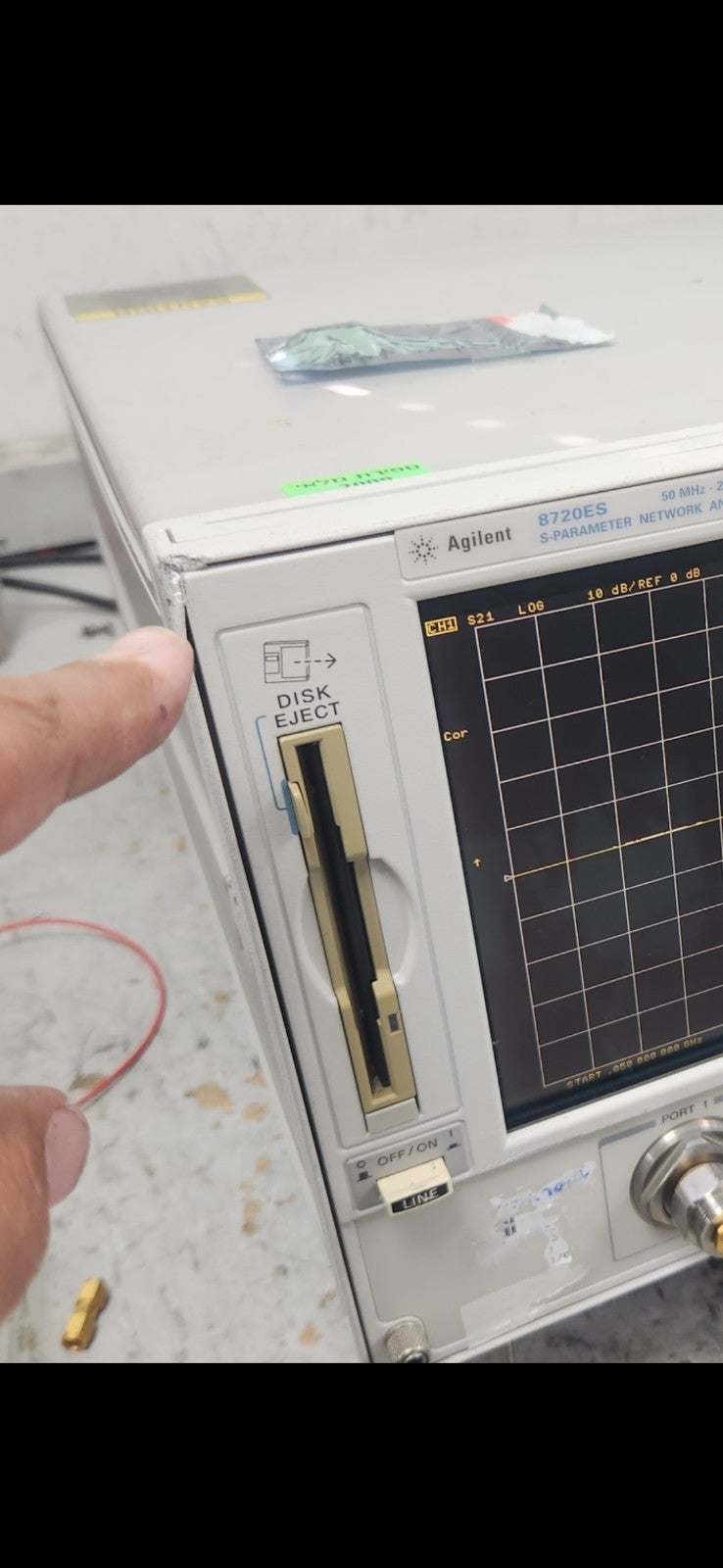 Agilent 8720ES S-Parameter Network Analyzer 50MHz-20GHz