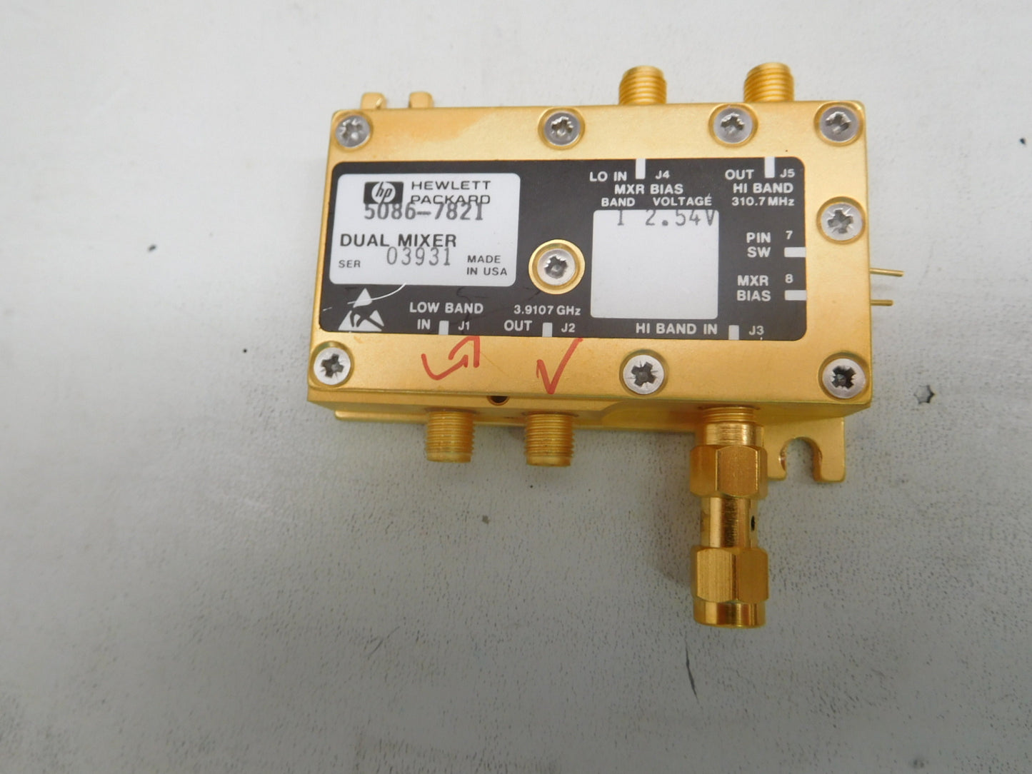 HP Agilent Dual Mixer 856x 859x Series 8561E 8562A 8593E