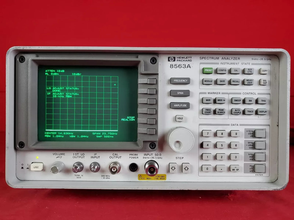 Agilent 8563A Spectrum Analyzer 9kHz-26.5GHz