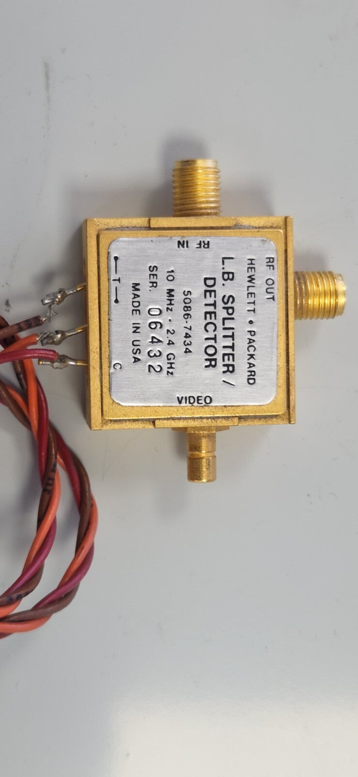 Agilent 5086-7434 L.B Splitter Detector