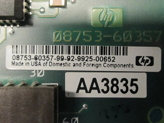 HP 08753-60357 Network Analyzer Assembly Board