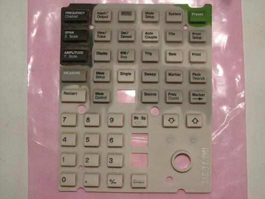 Keypad for E4407B Spectrum Analyzer