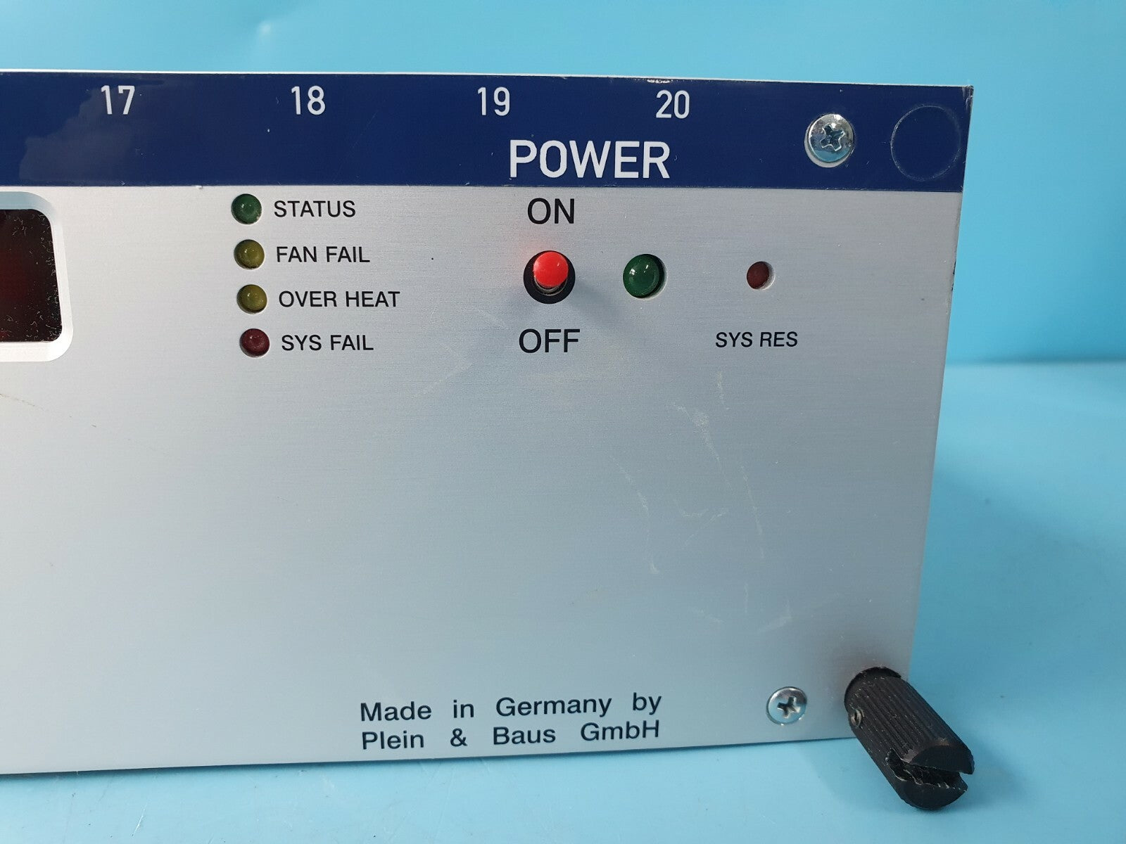 Wiener UEL6020E Fan Tray