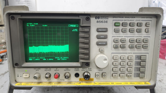 Agilent 8563E 9kHz-26.5GHz Spectrum Analyzer Tested