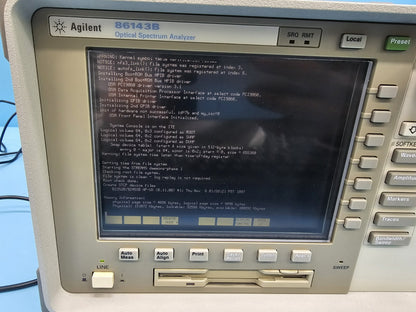 Agilent 86143B Optical Spectrum Analyzer Option 020