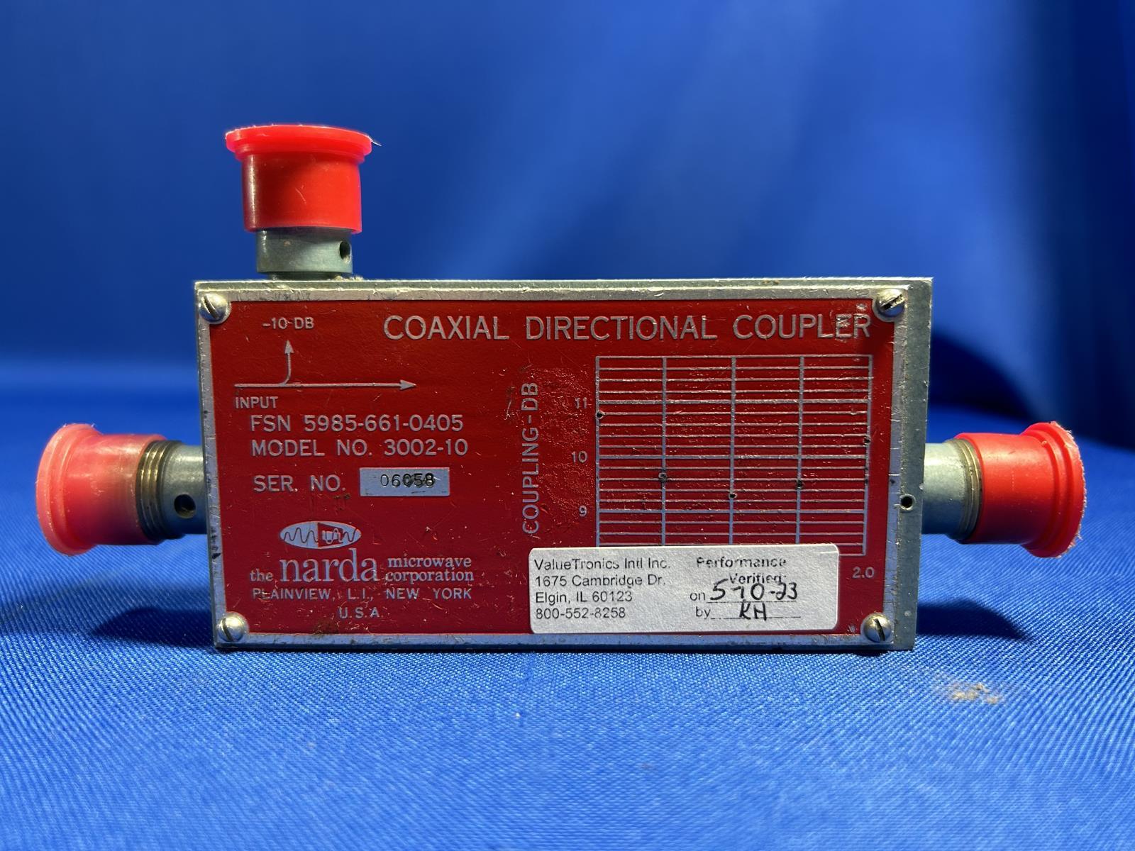Narda 3002-10 Directional Coupler