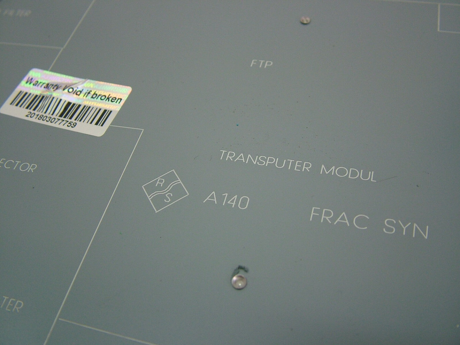 Rohde A140 FRAC SYN Board Transputer Module