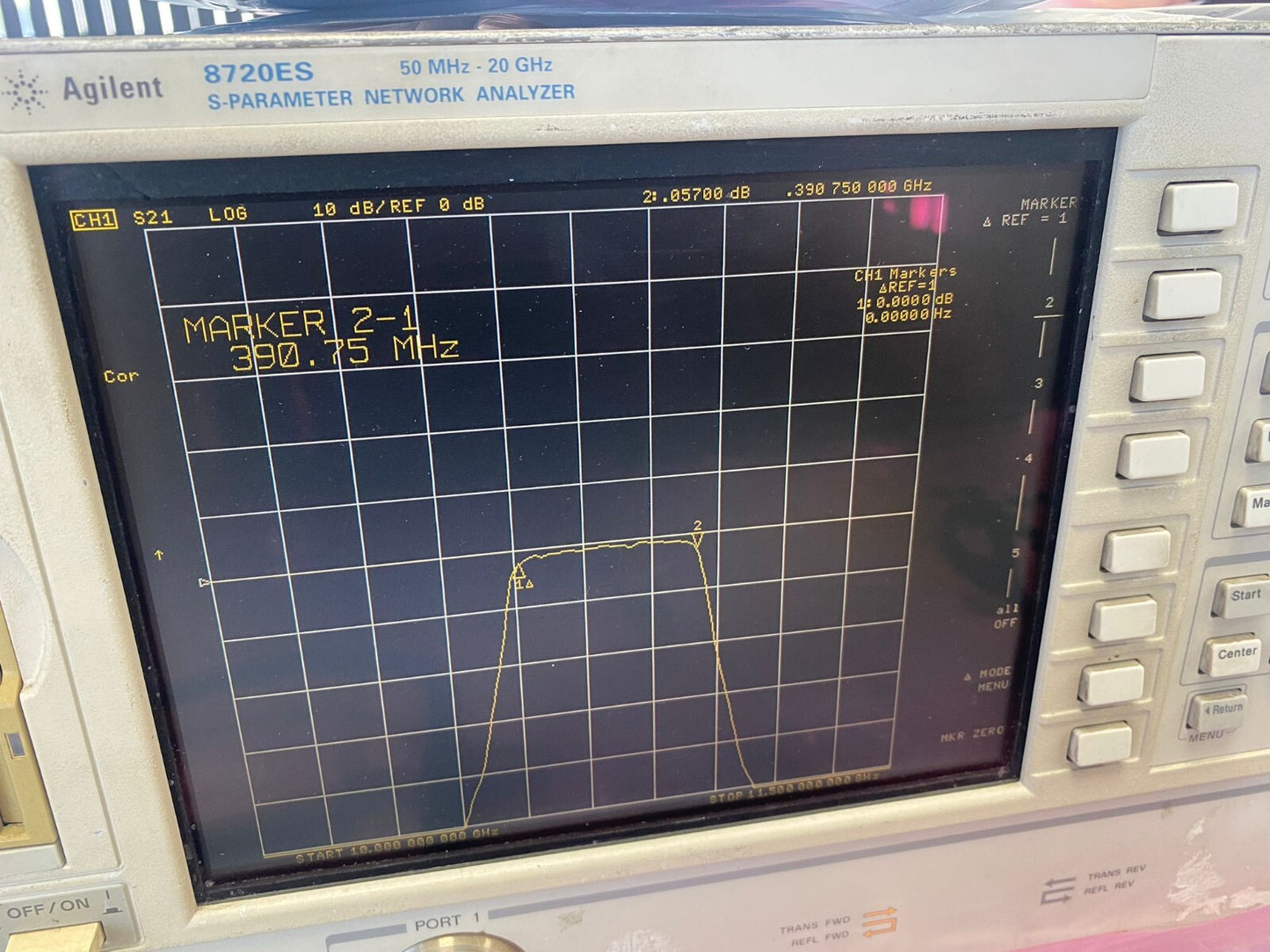 K&L Bandpass Filter 10.7 GHz 390 MHz 0.8dB