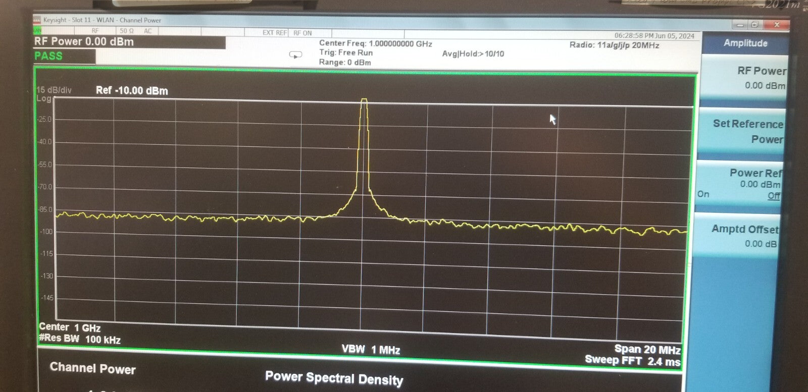 PXIe 6 GHz Vector Transceiver Keysight M9421A WLAN opt