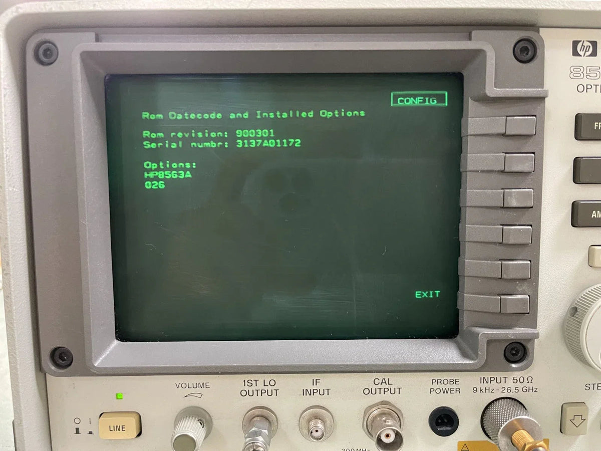 HP Agilent 8563A 9kHz-26.5GHz Spectrum Analyzer
