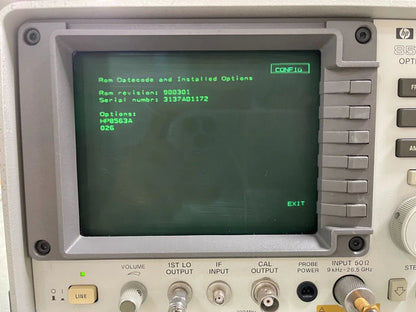 HP Agilent 8563A 9kHz-26.5GHz Spectrum Analyzer