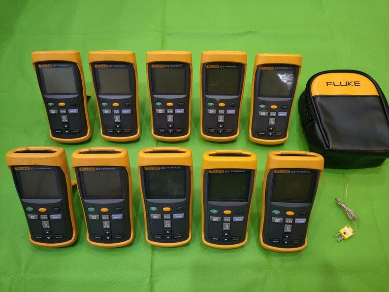 Used Fluke 52-II Dual Channel Contact Thermometer -40 to 260°C