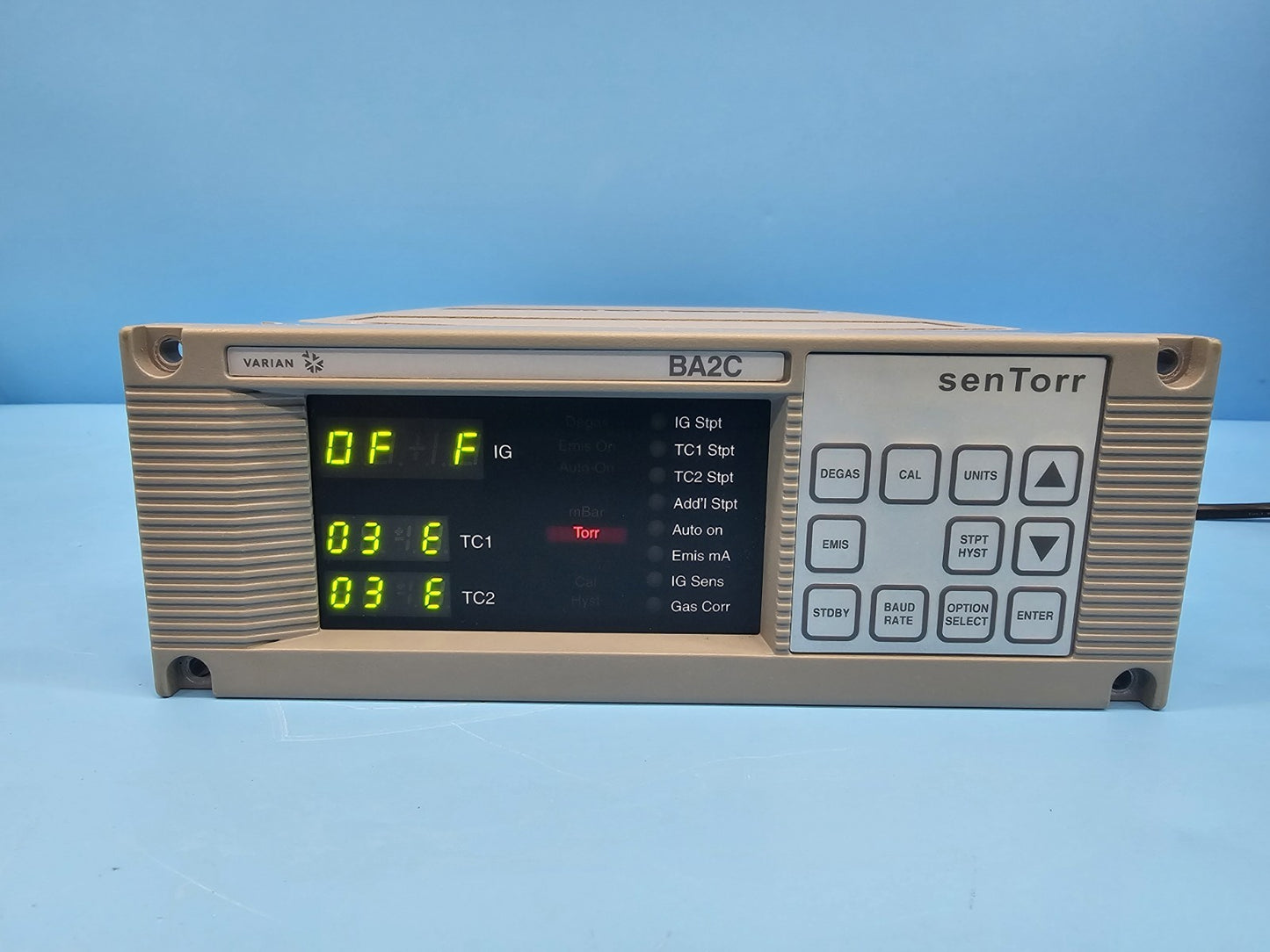 Varian BA2C Sentorr Vacuum Gauge Controller
