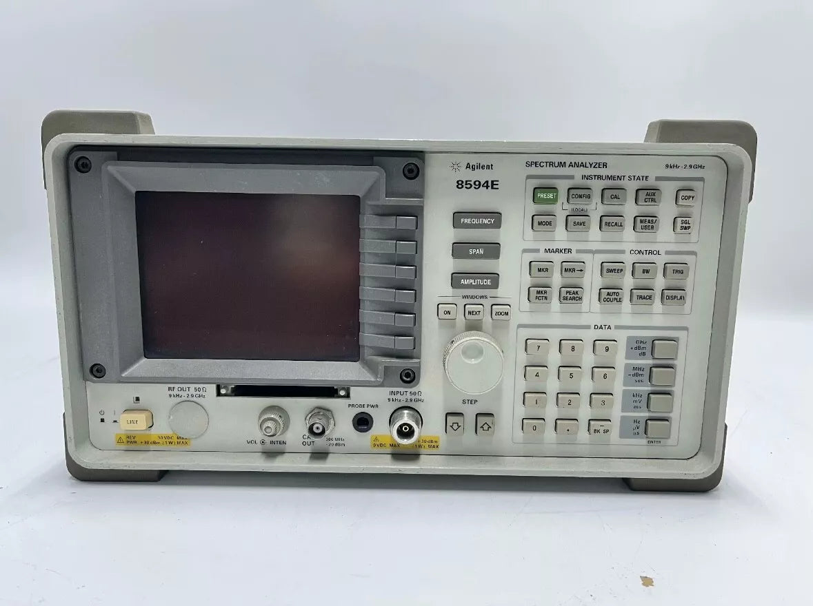 Used HP 8594E 9kHz-2.9GHz Spectrum Analyzer