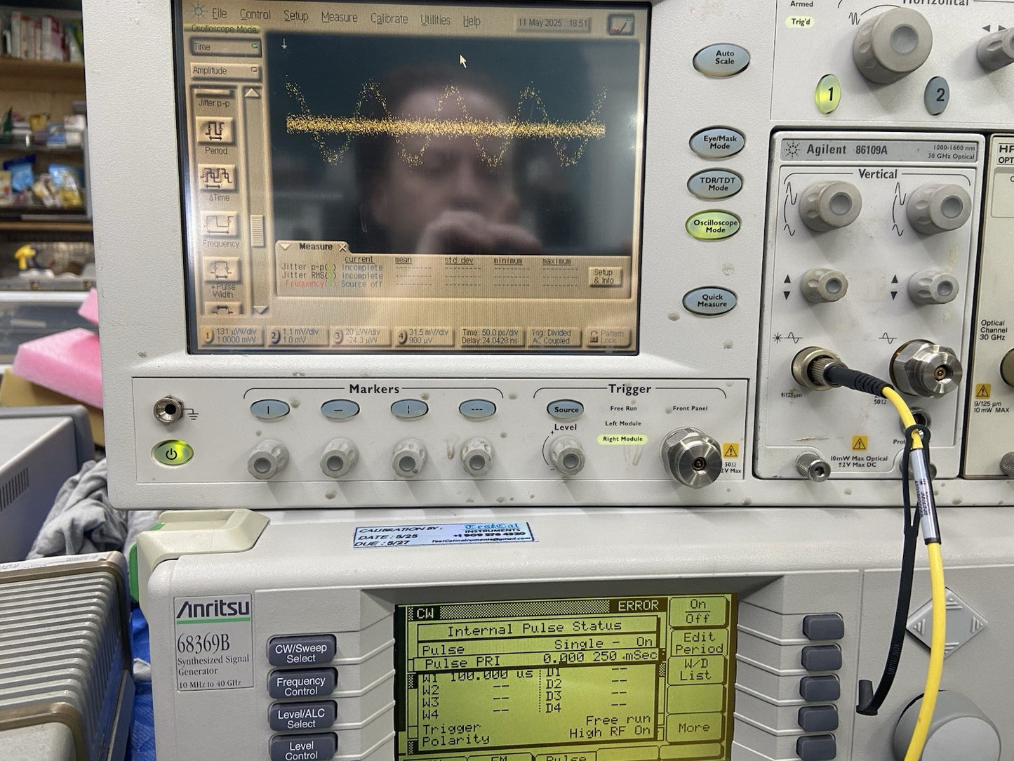 Agilent 86100A Oscilloscope 40/66GHz Optical 30GHz Electrical