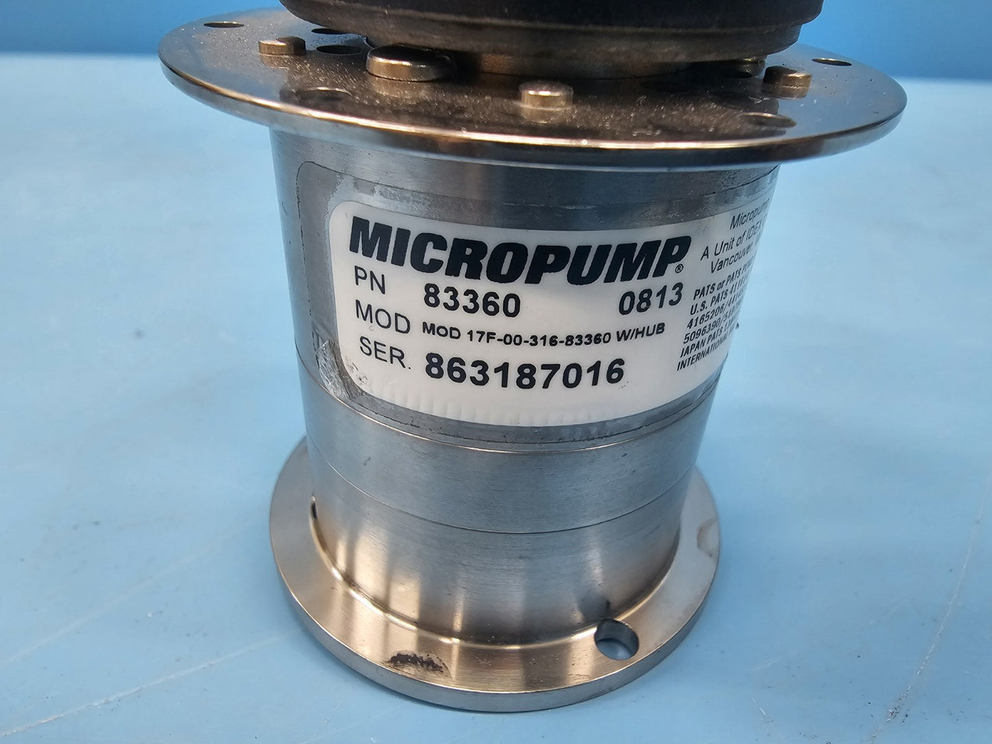 Micropump 83360 Gear Pump Head